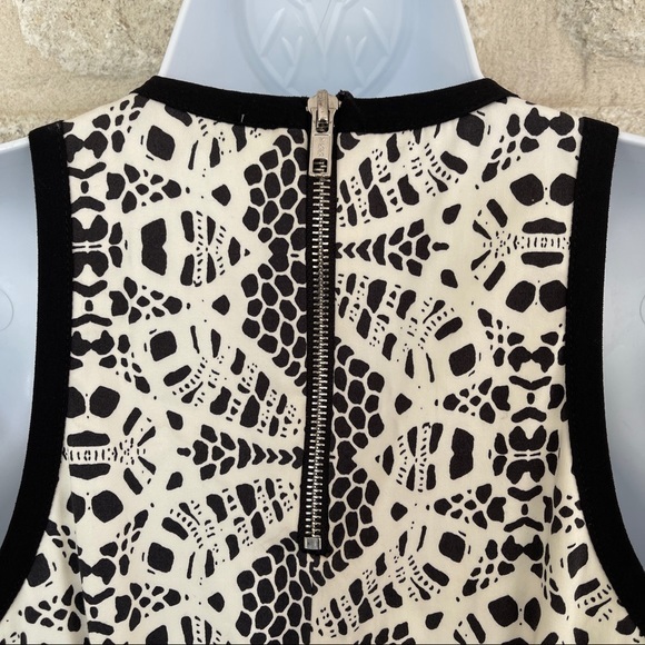 Parker 'Hudson' Print Fit & Flare Dress M 6 8 - Picture 6 of 10